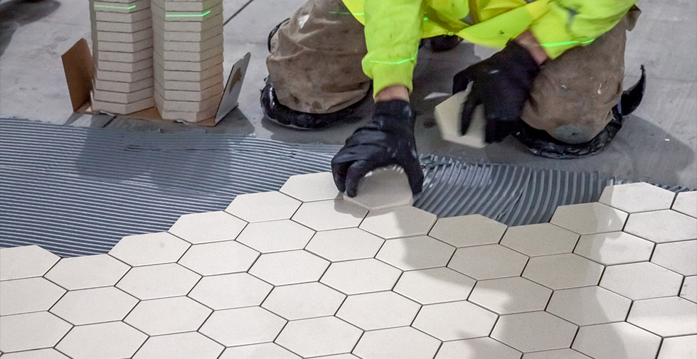 industrial flooring in dairy plant