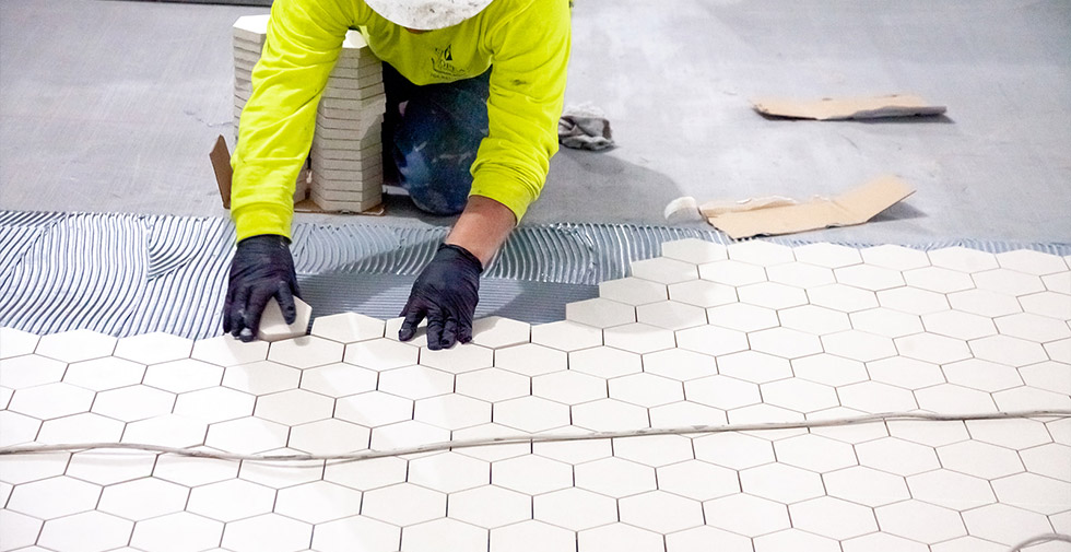 industrial flooring in dairy plant