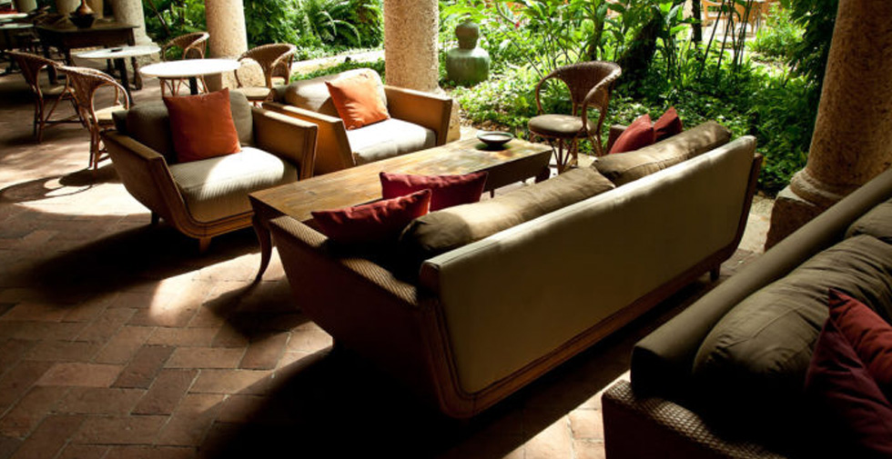 natural stone commercial flooring hotel lobby