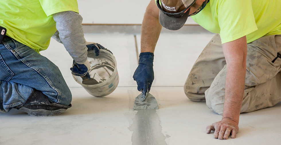 industrial epoxy flooring installation