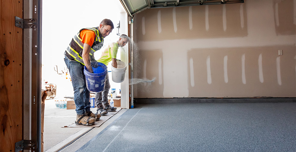 industrial epoxy flooring installation