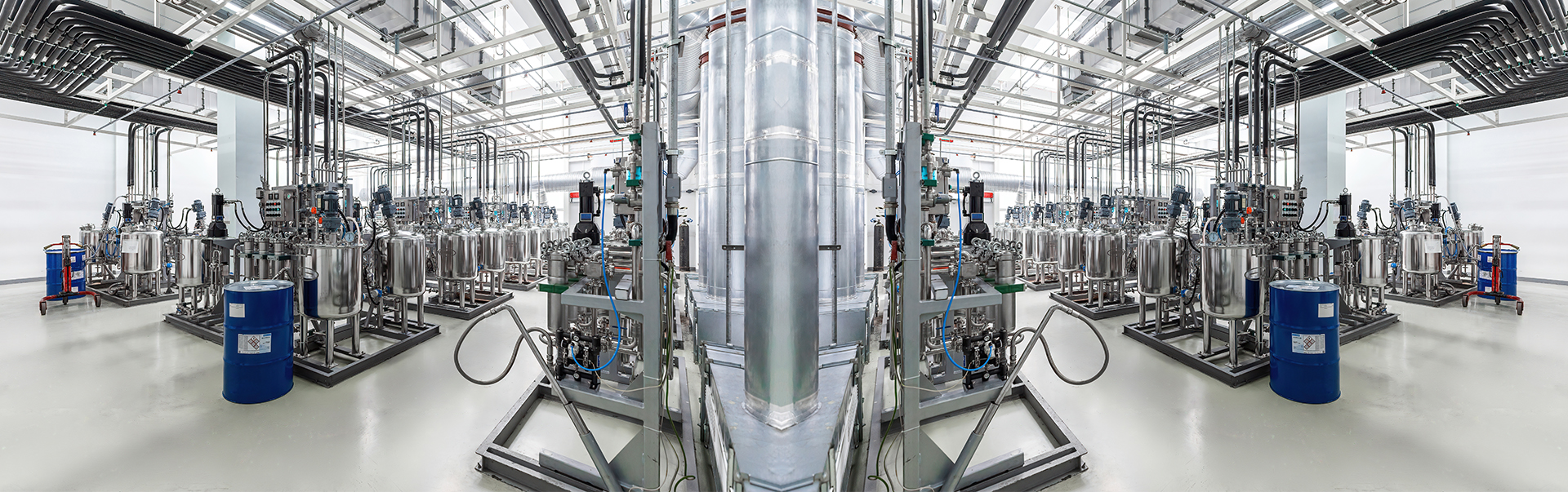 industrial flooring in pharmaceutical plant